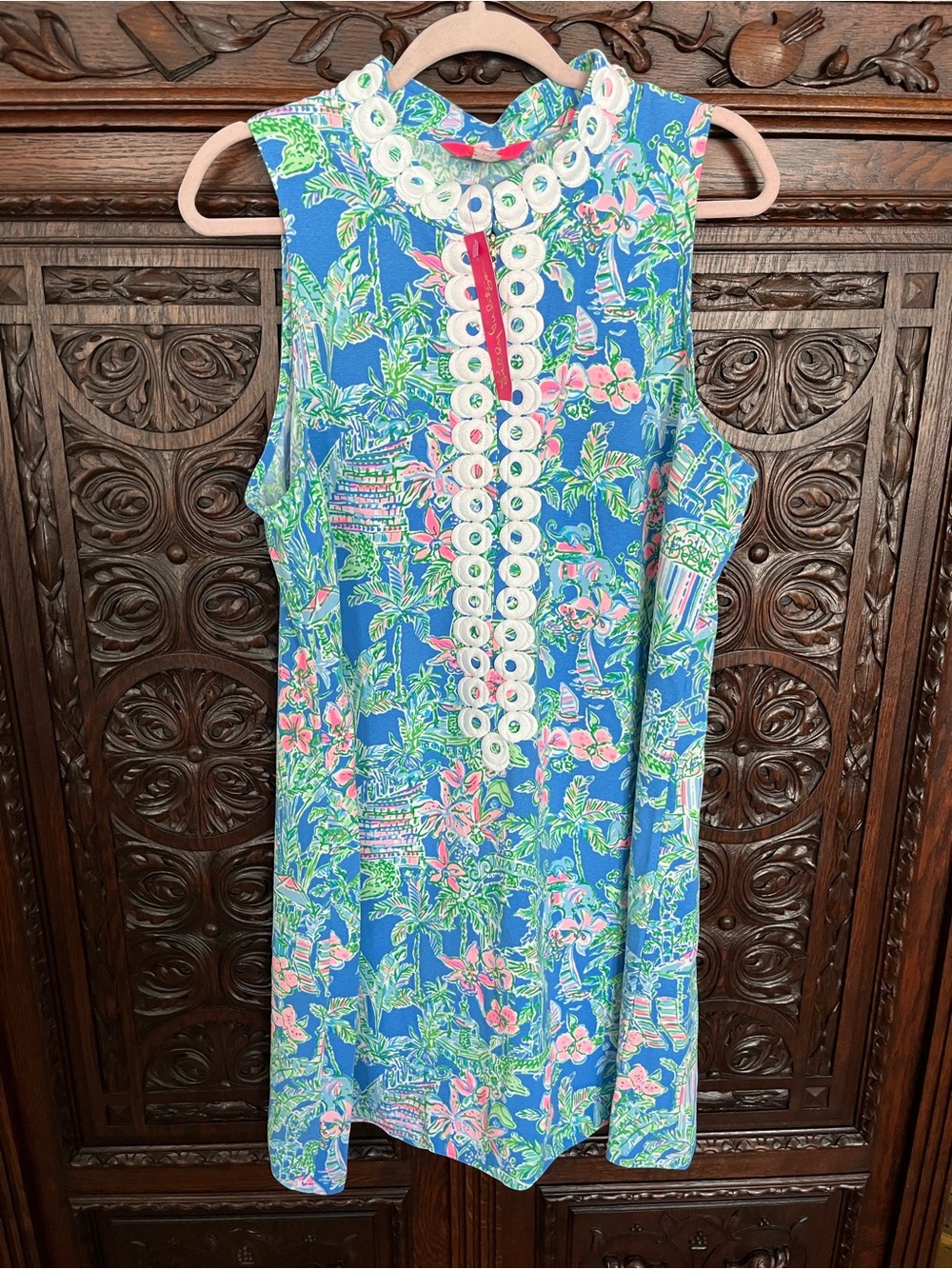 Lilly Pulitzer Sleeveless Floral Jane Shift Dress 16 XL